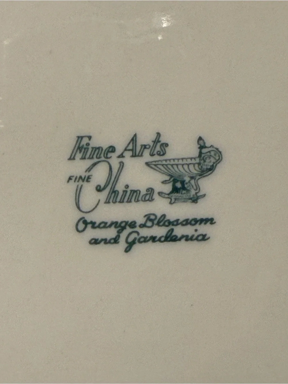 Vintage dinner plate in the 